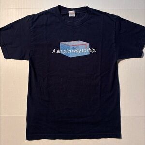 Vtg USPS Priority Mail Double Sided Promo 90’s T-shirt USA Murina Size Medium